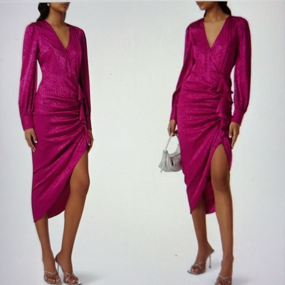 Veronica Beard Weiss Paisley Jacquard Dress 2